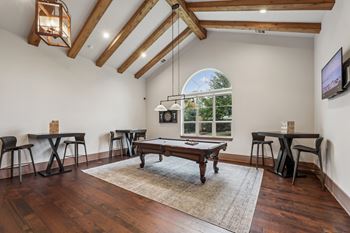 Resident lounge with billiards